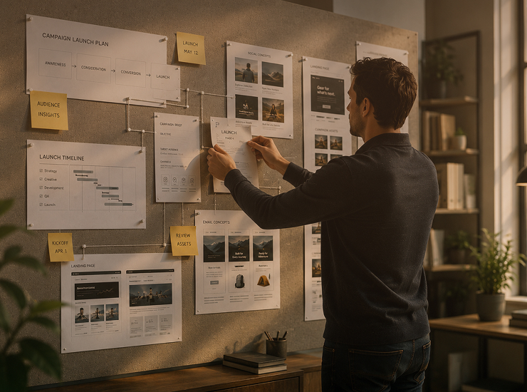 Faster campaign launches with AI marketing
